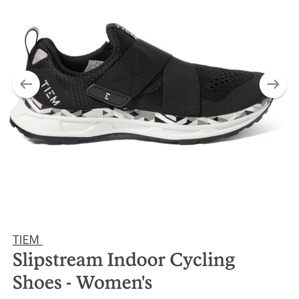 Tiem indoor cycling shoes.